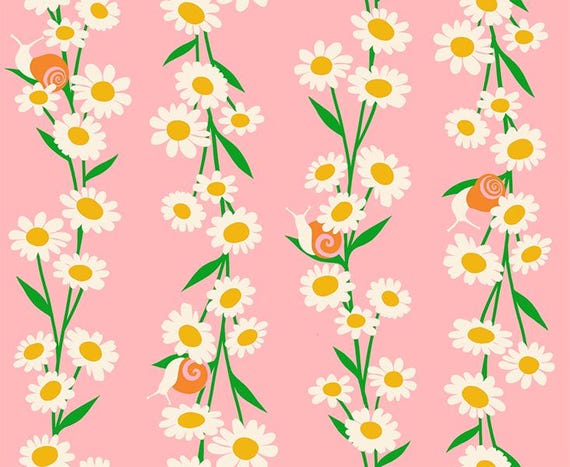 Carousel,Daisy Chain, in Balmy, RS0098 14, By Melody Miller, Ruby Star Society, sold by the 1/2 yard or the yard