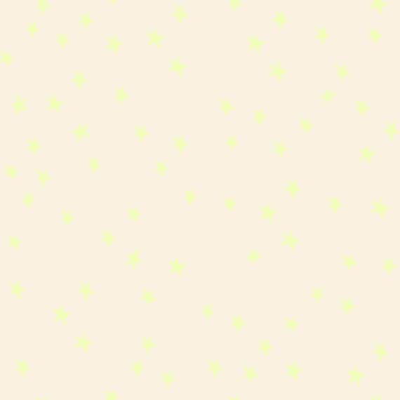 Freaky Familiars, Starry, Neon Yellow, RS4109 95, Ruby Star, sold by the yard