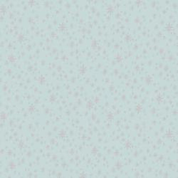 Holiday Classics,  Starry Night, Mint Silver-Metallic Fabric, RP607-MI1M,Rifle Paper Co,Cotton and Steel, sold by the 1/2 yard or the yard