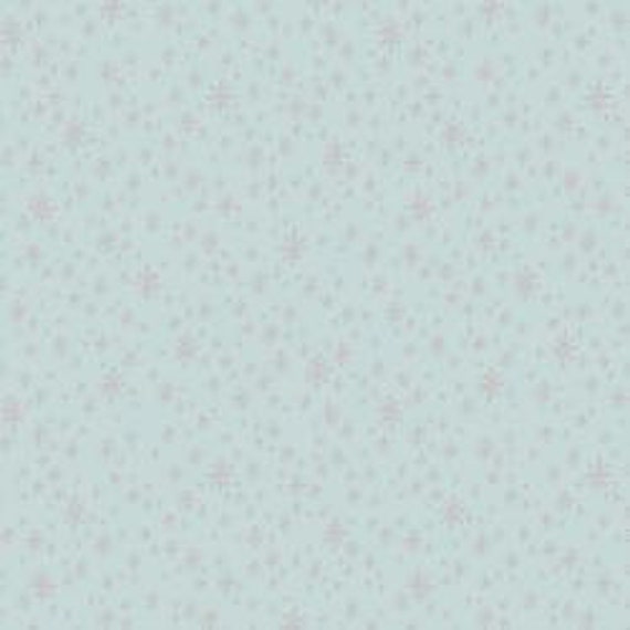 Holiday Classics,  Starry Night, Mint Silver-Metallic Fabric, RP607-MI1M,Rifle Paper Co,Cotton and Steel, sold by the 1/2 yard or the yard