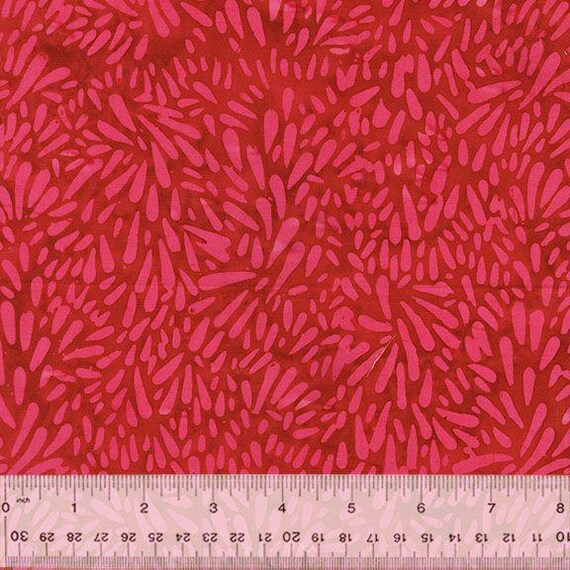 Strawberry Lane, Compton Petal, 740Q-6, in Dragonfruit, By Sally Kelly, Anthology Fabrics, sold by the yard