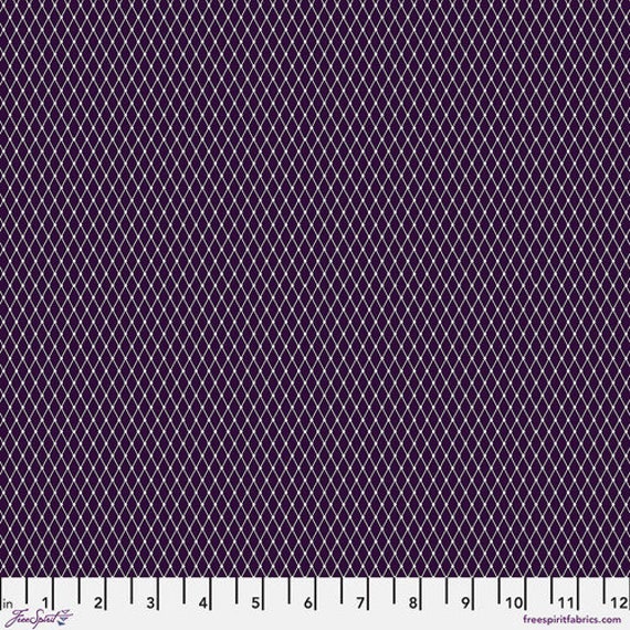 Nightshade (Déjà Vu), Fishnet, Equinox, by Tula Pink for FreeSpirit Fabrics, sold by the 1/2 yard or the yard