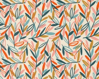 Things Above, Leafscape, in Eggshell, By Fancy That Design House, 45613 11, Moda, sold by the yard