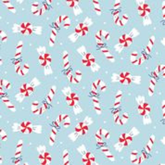 Jingle Mingle, Sweet Christmas, Cloud9 Fabrics, Organic Cotton, Sold by the 1/2 yard or the yard