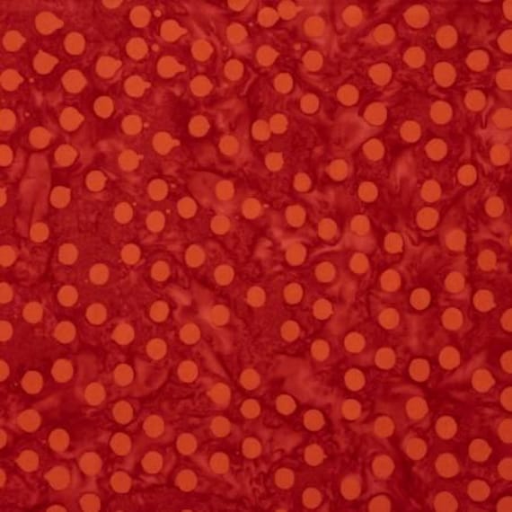 Batiks Basics Polka Pop Spice Riley Blake Designs, sold by the the yard
