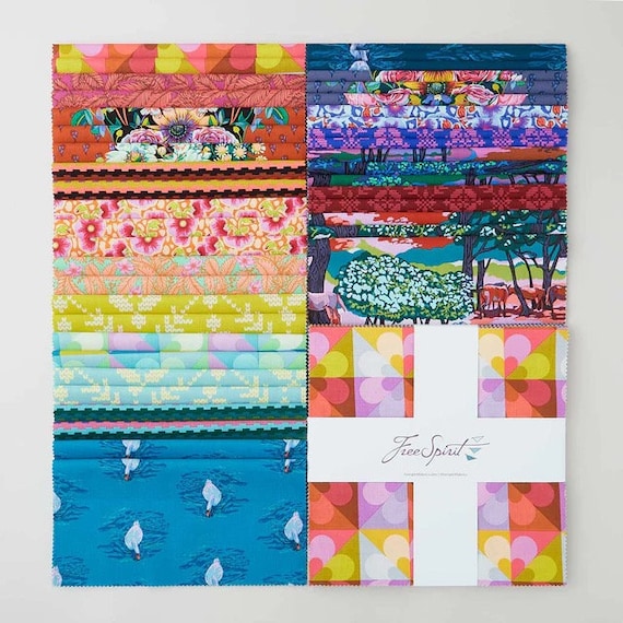 Goodness Gracious, 10" Squares, by Anna Maria, for FreeSpirit Fabrics
