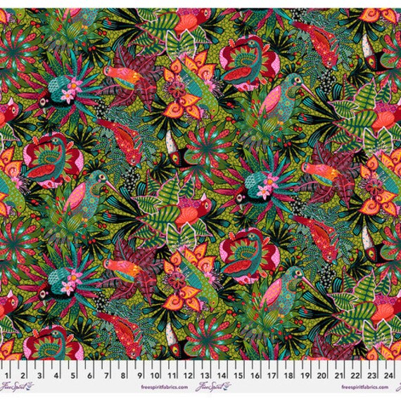 Tropicalism by Odile B - Small Caribes Yellow main image 0