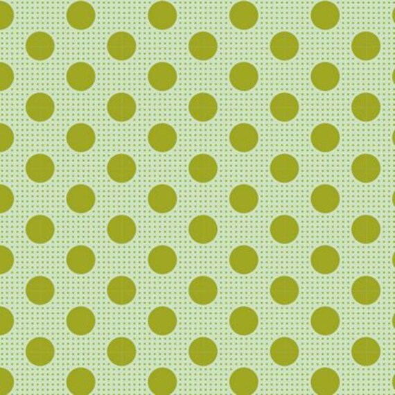 Tilda-Medium Dots Green, Tilda Basics, sold by the 1/2 yard or the yard