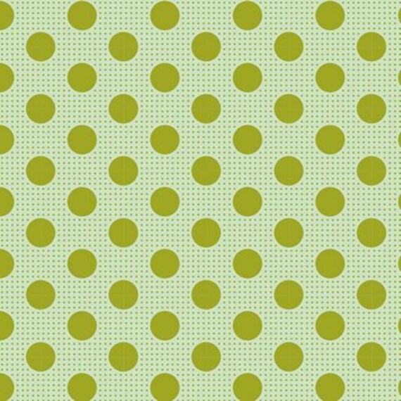 Tilda-Medium Dots Green, Tilda Basics, sold by the 1/2 yard or the yard