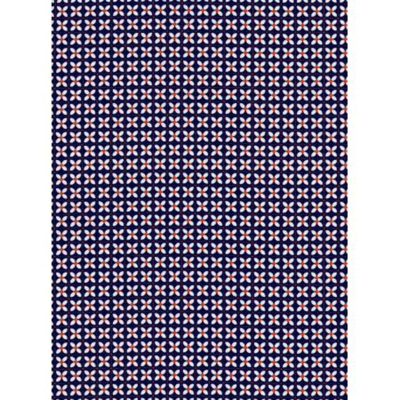 K3045-002 Yours Truly - Wee Flowers - Navy Fabric- Cotton and Steel- RJR- sold by the half yard