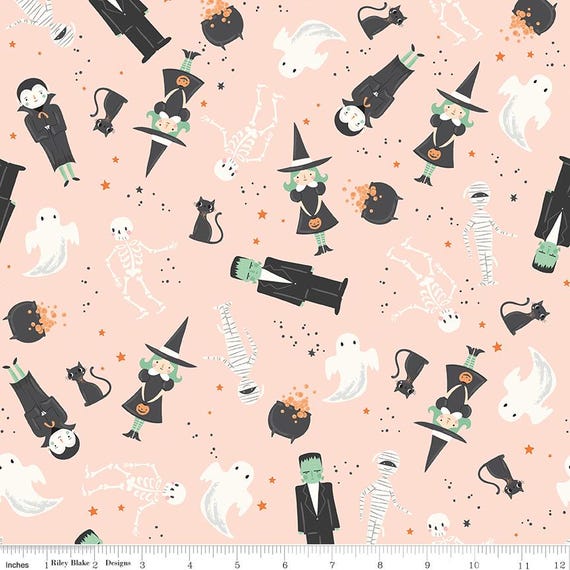 Frank and Friends Main Pink, by My Mind's Eye, Riley Blake designs, sold by the yard