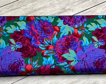 Luscious - Dark || Stash, Philip Jacobs for the Kaffe Fassett Collective, sold by the 1/2 yard or the yard