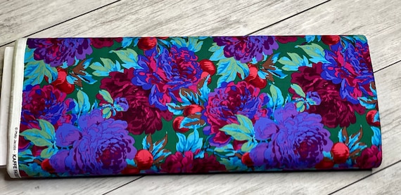 Luscious - Dark || Stash, Philip Jacobs for the Kaffe Fassett Collective, sold by the 1/2 yard or the yard