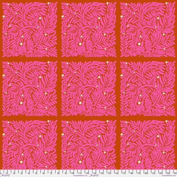 Brave, Pruned, in Amber, By Anna Maria, for FreeSpirit Fabrics, sold by the 1/2 yard or the yard