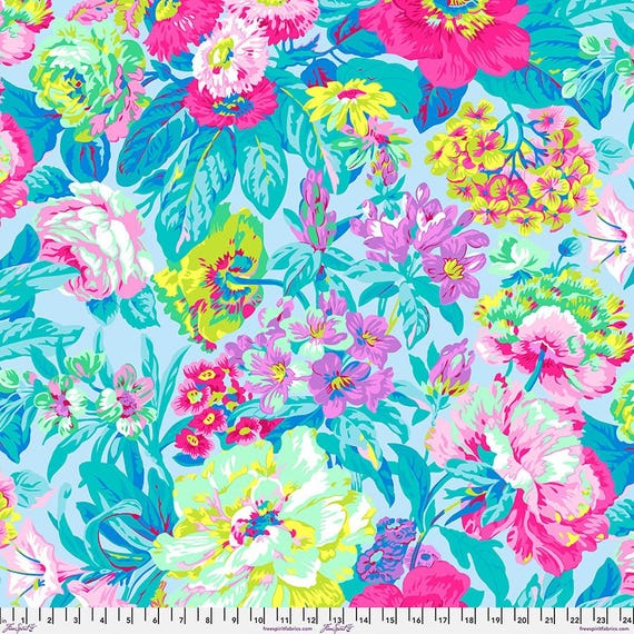 Voluptuous, in Pastel, By Philip Jacobs, for the Kaffe Fassett Collective, February 2026, FreeSpirit Fabrics, sold by the yard