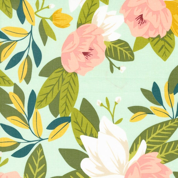 Willow, Ambrose, in Mist, by 1 Canoe 2, 36060 18, Moda Fabrics, sold by the 1/2 yard or the yard
