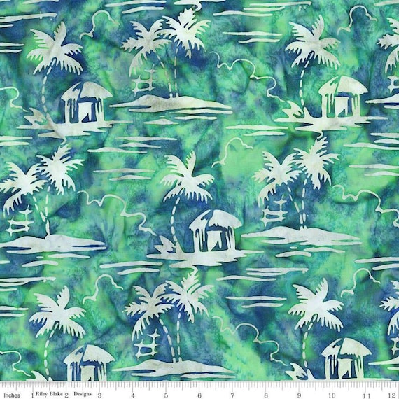Expressions Batiks, Places You'll Go, in Pool Party, Riley Blake Designs, sold by the yard