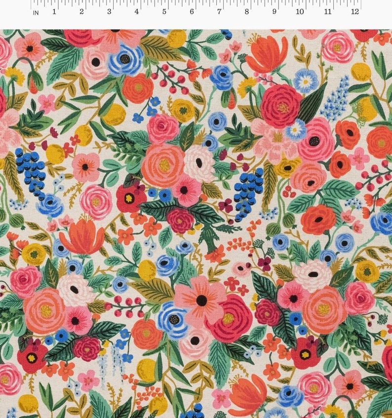 Rifle Paper Co. Wildwood Garden Party Pink Rose Floral Etsy