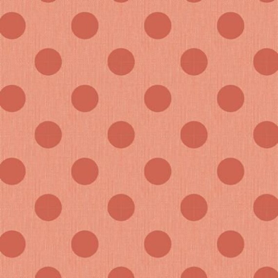 Tilda- Chambray Dots, in Ginger, sold by the 1/2 yard or the yard