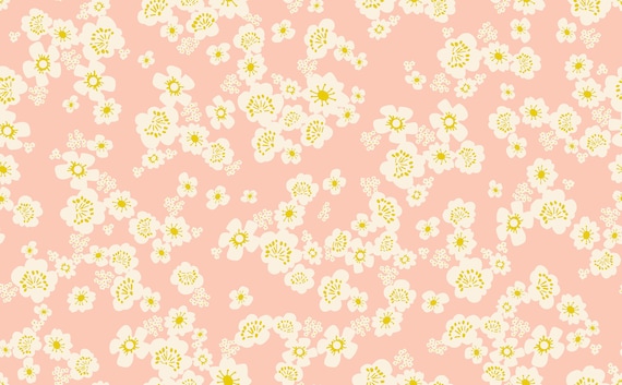 Paper Cuts 2 Peach Blossom RS1128 12DG Ruby Star, Sold by the Yard