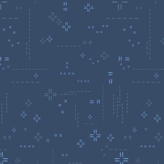 Decostitch Elements, in Indigo Sky, By Art Gallery Fabrics, AGF, sold by the yard