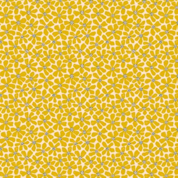 Petals In The Sun - Let Us Live Like Flowers - Sundance Fabric Cotton+Steel, sold by the yard