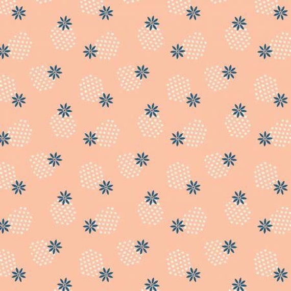 Modern Meadow - Spritely Sprouts - Blush Fabric- JT103-BL2- Cotton and Steel- Sold by the 1/2 yard or the yard