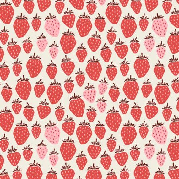 Under The Apple Tree II, Queen Of Berries, Pink Berry Fabric, LV500-PB2, sold by the yard