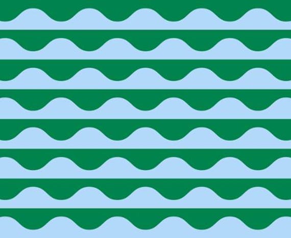 Groove, Wavy Geometrics Stripe, in Horizon, By Emily Van Hoff,  42373 19, Moda, sold by the yard