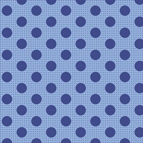 Tilda-Medium Dots Denim, Tilda Basics, sold by the 1/2 yard or the yard