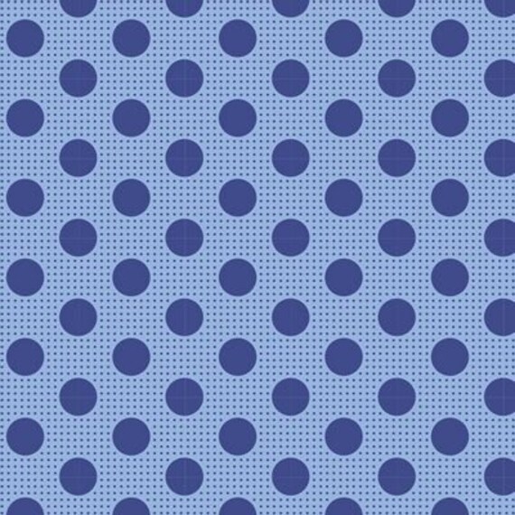 Tilda-Medium Dots Denim, Tilda Basics, sold by the 1/2 yard or the yard