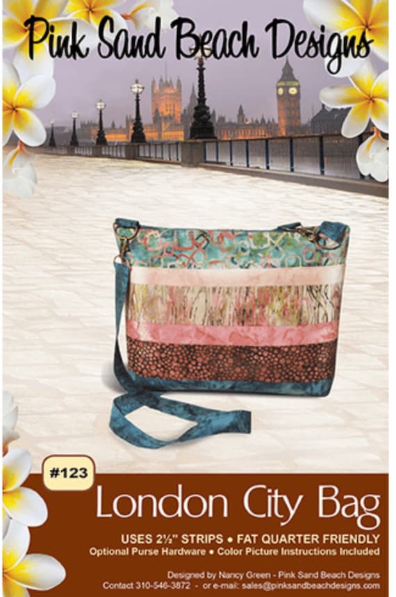 London City Bag #123, Pattern by Pink Sands