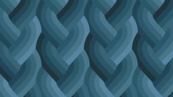 Echo Braid, in Navy Blue, By Emily Van Hoff, 42380 18, Moda, Sold by the yard