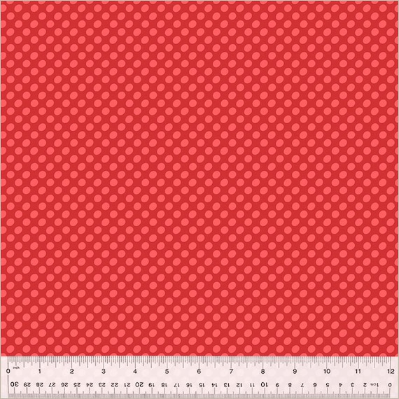 DOT TO DOT, Salsa, by Heather Givans, Windham Fabrics, sold by the 1/2 yard or the yard