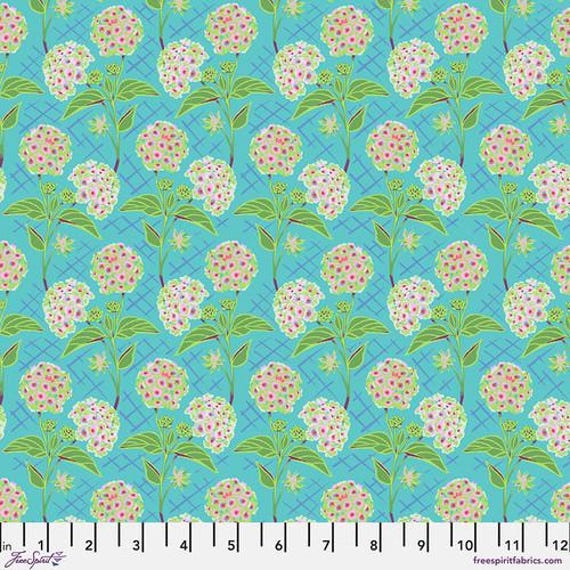 Our Fair Home, Trellis, in Pond , By Anna Maria, for FreeSpirit Fabric, sold by the 1/2 yard or the yard