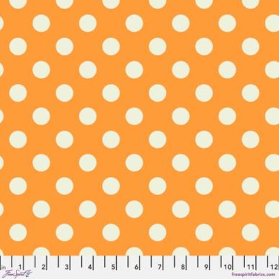 Tula's True Colors, Pom Pom, in Begonia, by Tula Pink, FreeSpirit Fabrics, sold by the yard