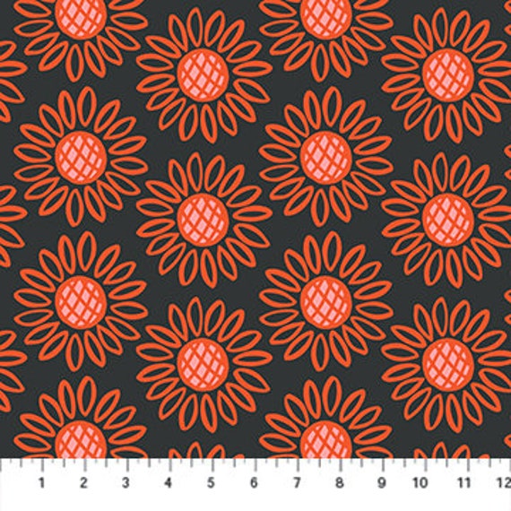 Squeeze Sunflowers, By Dana Willard, Figo Fabric, Quilting cotton, 100% cotton, 90297-99,Sold by the 1/2 yard or the yard