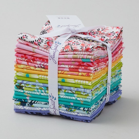 Besties, Fat Quarter Bundle, 22 pieces, By Tula Pink, for FreeSpirit