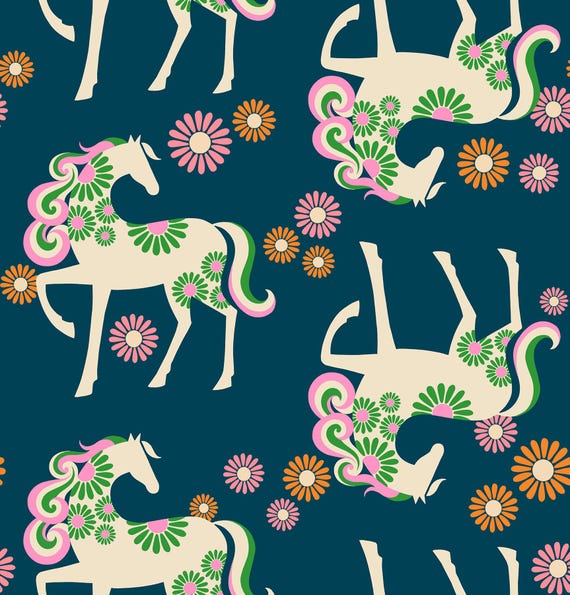 CANVAS Carousel: Fancy Horse in Galaxy CANVAS Carousel: Fancy Horse in Galaxy