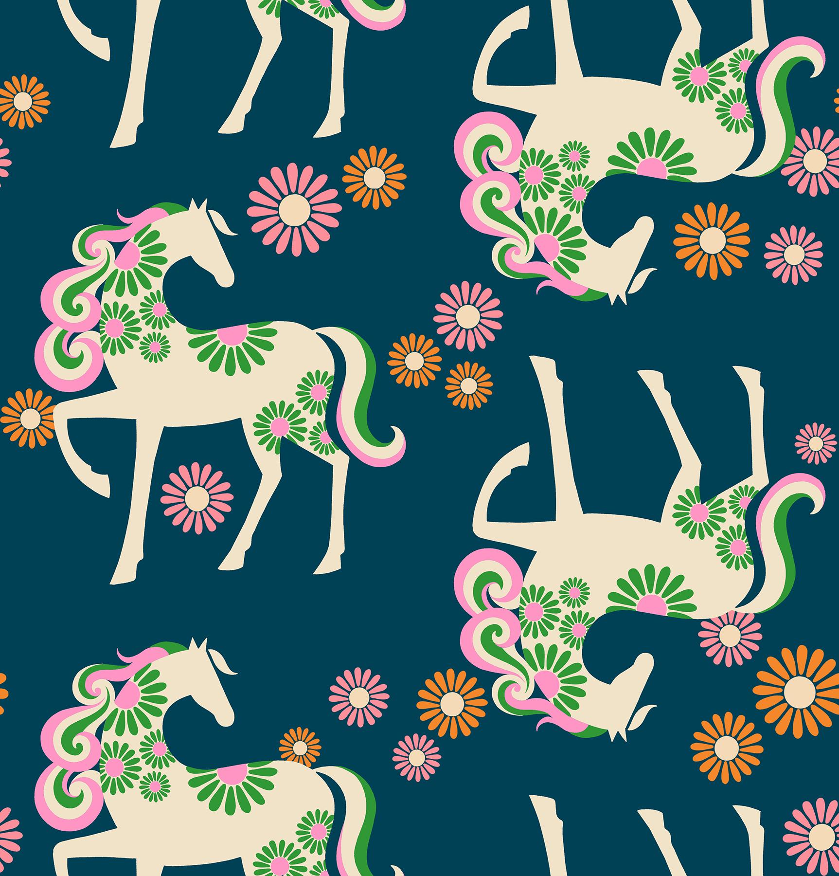 CANVAS Carousel: Fancy Horse in Galaxy CANVAS Carousel: Fancy Horse in Galaxy