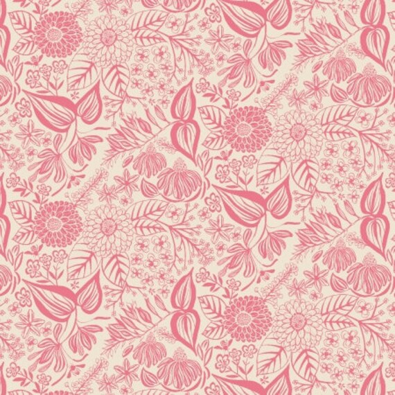 Honeybee Garden, Bee Garden, Modern Love Fabric, EH104-ML3, RJR/Cotton and Steel, sold by the 1/2 yard or the yard