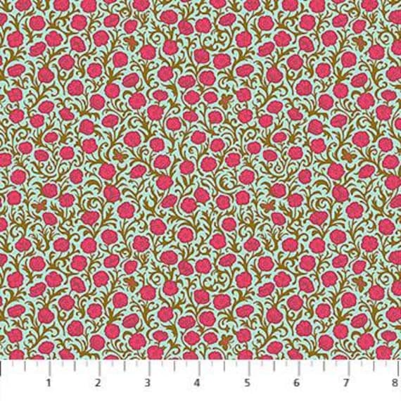 Yesterday, Poppies, in Sweet, AMT158-72V, Northcott Fabrics, Anna Maria Textiles, sold by the yard