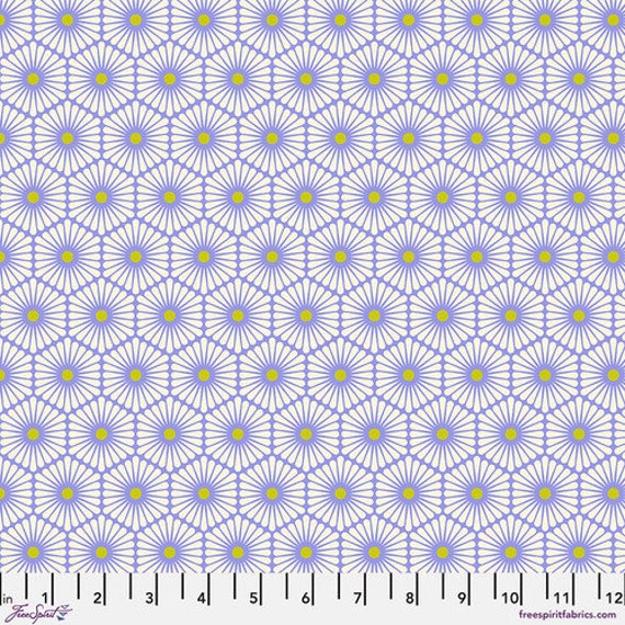 Besties, Daisy Chain - Bluebell, by Tula Pink, for FreeSpirit Fabrics, sold by the 1/2 yard or the yard