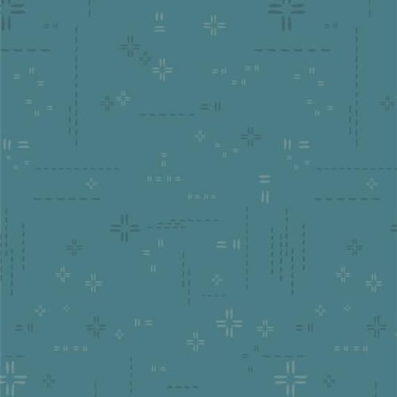 Decostitch Elements, in Teal fog, By Art Gallery Fabrics, AGF, sold by the yard
