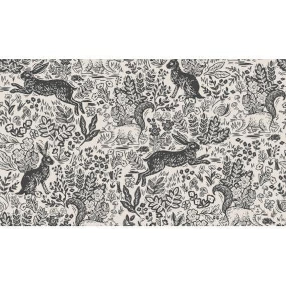 Wildwood, Fable, CreamFabric, RP103-CR3, Rifle Paper Co, Cotton + Steel, Sold by the 1/2 yard or the yard