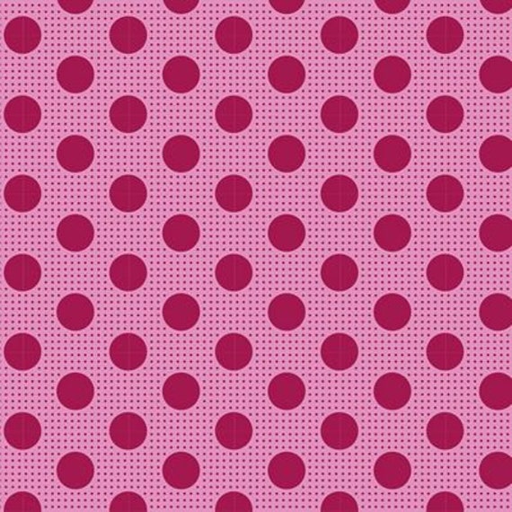 Tilda-Medium Dots Maroon, Tilda Basics, sold by the 1/2 yard or the yard