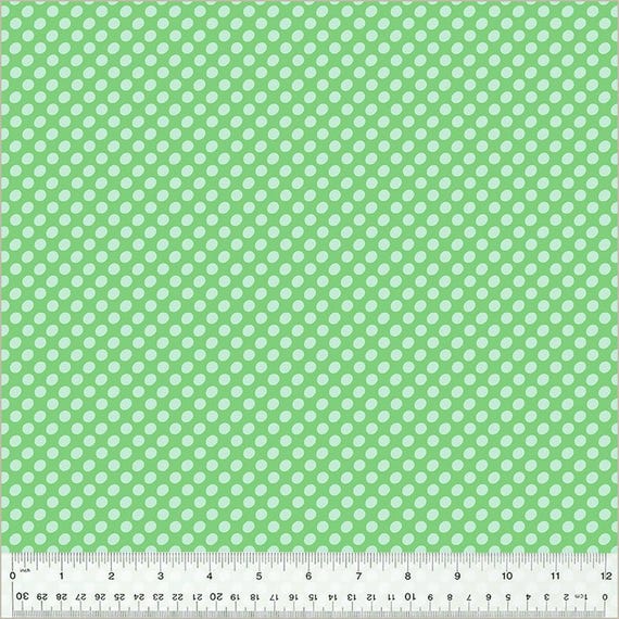 DOT TO DOT, Sage, by Heather Givans, Windham Fabrics, sold by the 1/2 yard or the yard