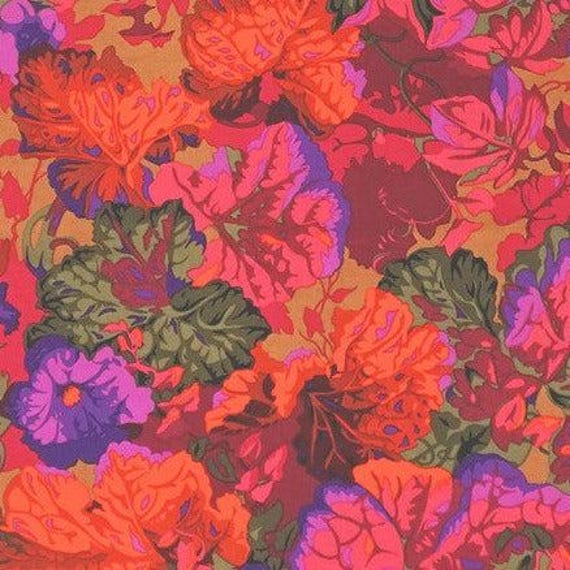 Grandiose, in Rust, Vintage, By Kaffe Fassett for the Kaffe Fassett Collective, FreeSpirit, sold by the 1/2 yard or the yard