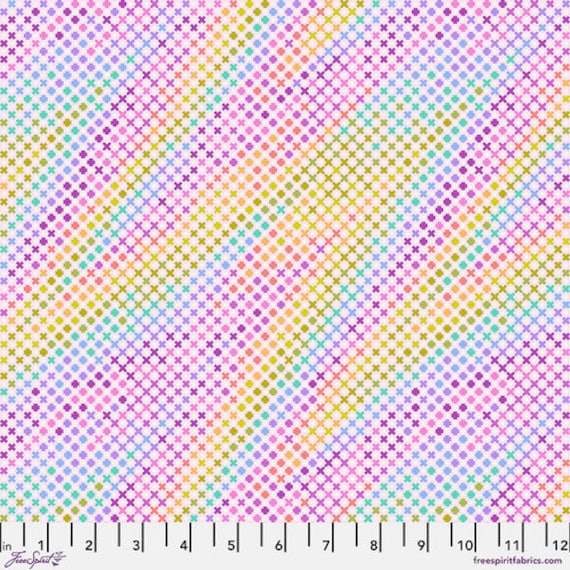 Roar! Northern Lights, in Blush, by Tula Pink for FreeSpirit, sold by the 1/2 yard or the yard  100% cotton