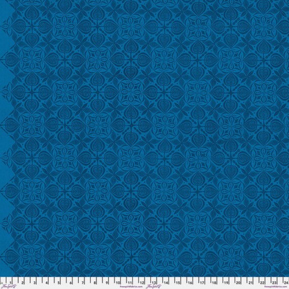 Curious - Sapphire, Grace, Valori Wells, FreeSpirit Fabrics, sold by the 1/2 yard or the yard